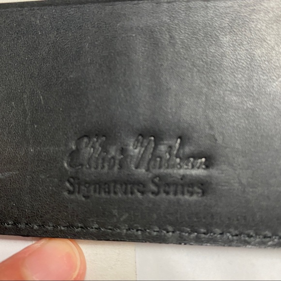 Elliott Nathan Signature Series Cowhide leather Black Wallet - Picture 3 of 4